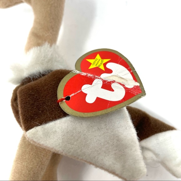 BEANIE BABY Teenie Original “Stretchy the Ostrich” NTW - Picture 5 of 9